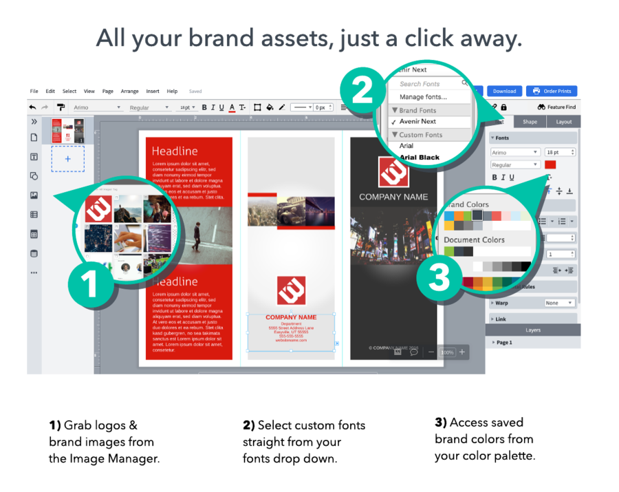 Easy brand management