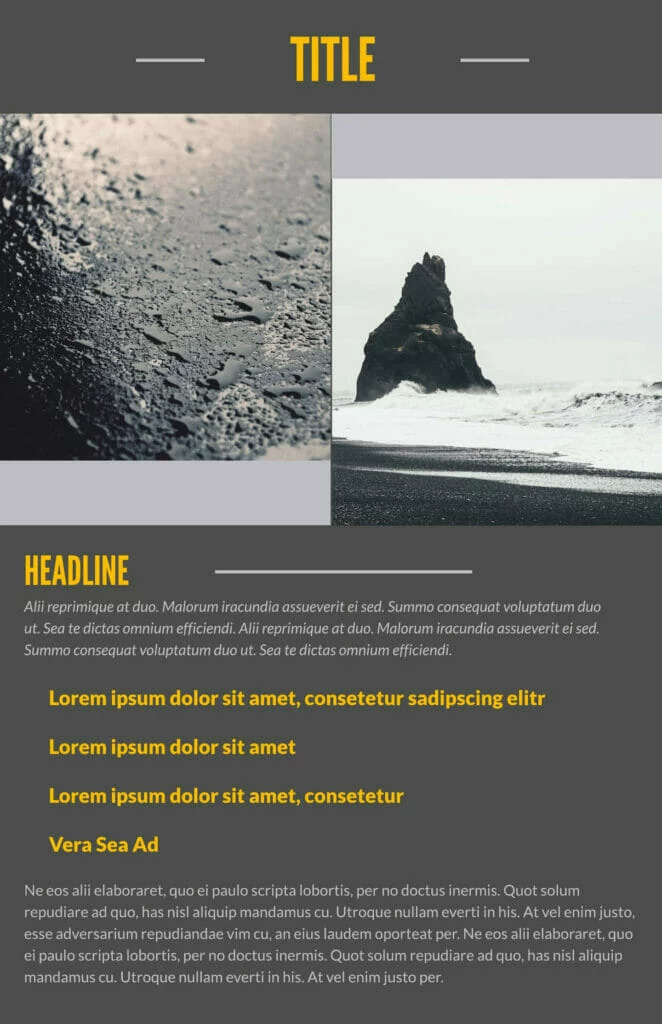 Make a leaflet