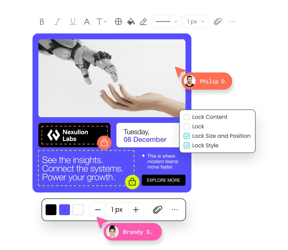 Turn any design<br>into a template